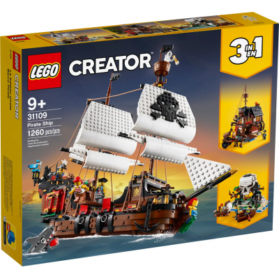 Блоковий конструктор LEGO Creator Пиратский корабль (31109)