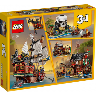 Блоковий конструктор LEGO Creator Пиратский корабль (31109)