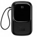 Внешний аккумулятор Baseus Qpow Digital Display Quick Charging Power Bank 20W 20000mAh Black (PPQD-H01)