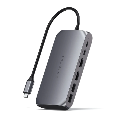 Мультимедійний адаптер Satechi USB-C Multimedia Adapter M1 – Space Gray (ST-UCM1HM)