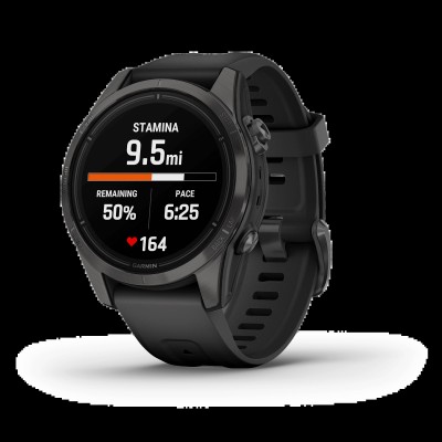 Смарт-часы Garmin Epix Pro (Gen 2) Sapphire Edition, 42 mm Carbon Grey DLC Titanium with Black Band (010-02802-15)