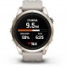 Смарт-годинник Garmin Epix Pro (Gen 2) Sapphire Edition, 42 mm Soft Gold with Light Sand Band (010-02802-11)