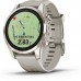 Смарт-годинник Garmin Epix Pro (Gen 2) Sapphire Edition, 42 mm Soft Gold with Light Sand Band (010-02802-11)