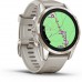 Смарт-годинник Garmin Epix Pro (Gen 2) Sapphire Edition, 42 mm Soft Gold with Light Sand Band (010-02802-11)