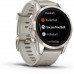 Смарт-годинник Garmin Epix Pro (Gen 2) Sapphire Edition, 42 mm Soft Gold with Light Sand Band (010-02802-11)