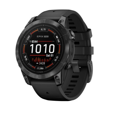 Смарт-часы Garmin Epix Pro (Gen 2) Standard Edition, 47 mm Slate Gray with Black Band (010-02803-00/01)