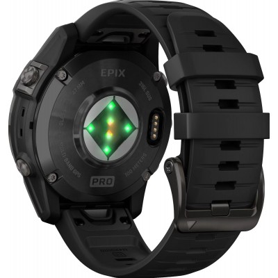 Смарт-часы Garmin Epix Pro (Gen 2) Standard Edition, 47 mm Slate Gray with Black Band (010-02803-00/01)
