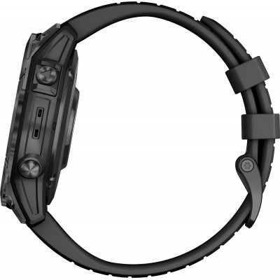 Смарт-часы Garmin Epix Pro (Gen 2) Standard Edition, 47 mm Slate Gray with Black Band (010-02803-00/01)