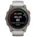 Смарт-годинник Garmin Fenix 7 Pro Sapphire Solar Edition, 47 мм Titanium with Fog Gray/Ember Orange Band (010-02777-20/21)