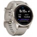 Смарт-часы Garmin Fenix 7S Pro Sapphire Solar Edition | 42 мм Soft Gold with Limestone Leather Band (010-02776-30)