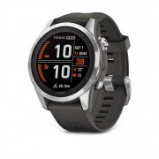 Смарт-годинник Garmin Fenix 7S Pro Solar Edition, 42 мм Silver with Graphite Band (010-02776-00/01)
