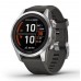 Смарт-годинник Garmin Fenix 7S Pro Solar Edition, 42 мм Silver with Graphite Band (010-02776-00/01)