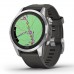 Смарт-годинник Garmin Fenix 7S Pro Solar Edition, 42 мм Silver with Graphite Band (010-02776-00/01)
