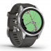 Смарт-годинник Garmin Fenix 7S Pro Solar Edition, 42 мм Silver with Graphite Band (010-02776-00/01)