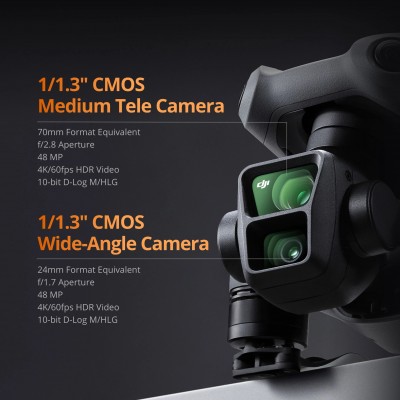 Квадрокоптер DJI Air 3 with RC-N2 (CP.MA.00000691.01, CP.MA.00000691.04)