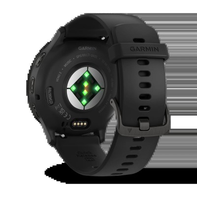 Смарт-часы Garmin Venu 3 Slate Stainless Steel Bezel with Black Case and Silicone Band (010-02784-01/51)