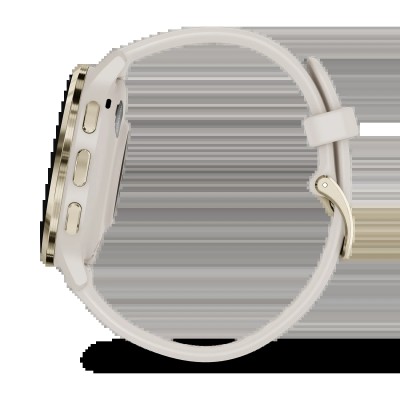 Смарт-часы Garmin Venu 3S Soft Gold Stainless Steel Bezel with Ivory Case and Silicone Band (010-02785-04)