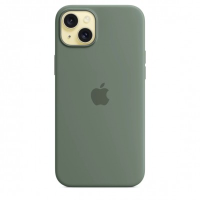 Чехол iPhone 15 Plus Silicone Case with MagSafe - Cypress (MT183)