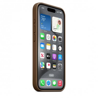 Чехол iPhone 15 Pro FineWoven Case with MagSafe - Taupe (MT4J3)