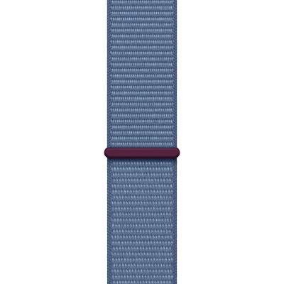 Apple Watch Series 9 GPS + Cellular 41mm Silver Aluminum Case with Winter Blue Sport Loop (MRHX3)