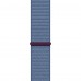 Apple Watch Series 9 GPS + Cellular 41mm Silver Aluminum Case with Winter Blue Sport Loop (MRHX3)