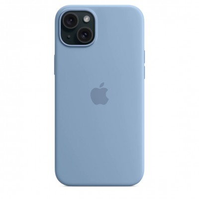 Чехол iPhone 15 Plus Silicone Case with MagSafe - Winter Blue (MT193)