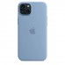 Чехол iPhone 15 Plus Silicone Case with MagSafe - Winter Blue (MT193)