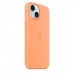 Чехол iPhone 15 Silicone Case with MagSafe - Orange Sorbet (MT0W3)
