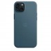Чехол iPhone 15 Plus FineWoven Case with MagSafe - Pacific Blue (MT4D3)