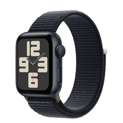 Apple Watch SE 2 GPS 40mm Midnight Aluminum Case with Midnight Sport Loop (MRE03)