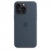 Чехол iPhone 15 Pro Max Silicone Case with MagSafe - Storm Blue (MT1P3)