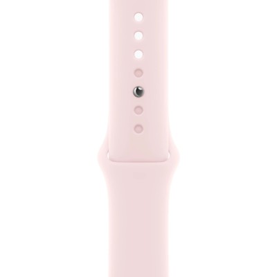Apple Watch Series 9 GPS 41mm Pink Aluminum Case with Light Pink Sport Band - M/L (MR943)