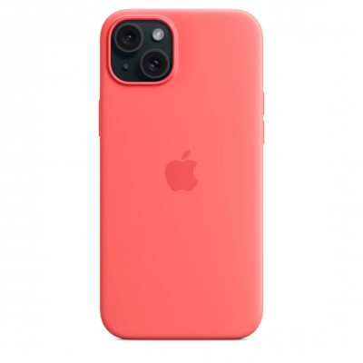 Чехол iPhone 15 Plus Silicone Case with MagSafe - Guava (MT163)