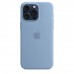 Чехол iPhone 15 Pro Max Silicone Case with MagSafe - Winter Blue (MT1Y3)