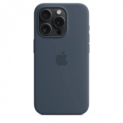 Чохол iPhone 15 Pro Silicone Case with MagSafe - Storm Blue (MT1D3)