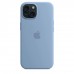 Чехол iPhone 15 Silicone Case with MagSafe - Winter Blue (MT0Y3)