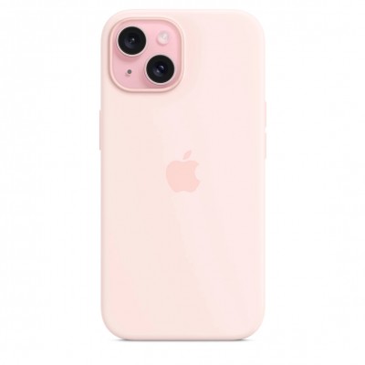 Чехол iPhone 15 Silicone Case with MagSafe - Light Pink (MT0U3)