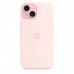 Чехол iPhone 15 Silicone Case with MagSafe - Light Pink (MT0U3)