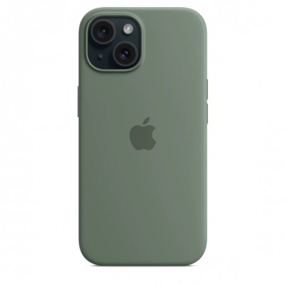 Чехол iPhone 15 Silicone Case with MagSafe - Cypress (MT0X3)