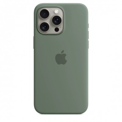 Чехол iPhone 15 Pro Max Silicone Case with MagSafe - Cypress (MT1X3)
