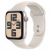 Apple Watch SE 2 GPS 44mm Starlight Aluminum Case with Starlight Sport Band - M/L (MRE53)
