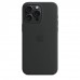 Чохол iPhone 15 Pro Max Silicone Case with MagSafe - Black (MT1M3)