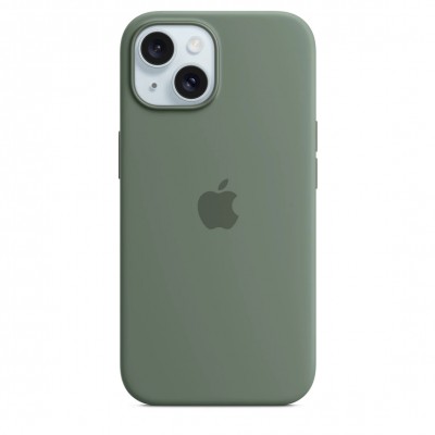 Чехол iPhone 15 Silicone Case with MagSafe - Cypress (MT0X3)
