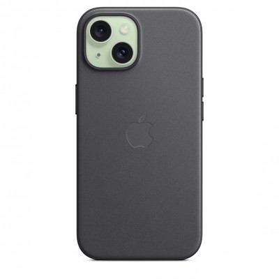 Чехол iPhone 15 FineWoven Case with MagSafe - Black (MT393)
