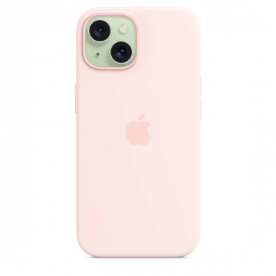 Чехол iPhone 15 Silicone Case with MagSafe - Light Pink (MT0U3)