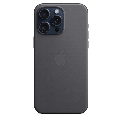 Чехол iPhone 15 Pro Max FineWoven Case with MagSafe - Black (MT4V3)