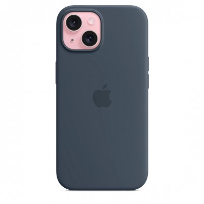 Чехол iPhone 15 Silicone Case with MagSafe - Storm Blue (MT0N3)