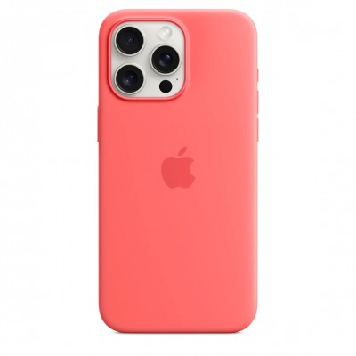 Чехол iPhone 15 Pro Max Silicone Case with MagSafe - Guava (MT1V3)