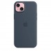Чехол iPhone 15 Plus Silicone Case with MagSafe - Storm Blue (MT123)