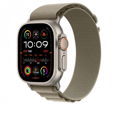 Apple Alpine Loop Band Small Apple Watch 49mm - Olive (MT5T3)